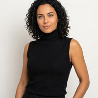 Mouwloze Coltrui Top met Slim Fit