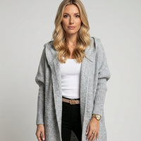 Lange Open Cardigan met Zakken en Relaxte Pasvorm
