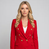 Getailleerde Blazer met Dubbele Knopen voor Elegante Look