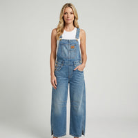 Denim Tuinbroek met Rechte Pijpen en Casual Pasvorm