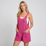Casual Zomer Playsuit met Bandjes en Losse Pasvorm