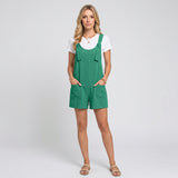 Casual Zomer Playsuit met Zakjes en Losse Pasvorm