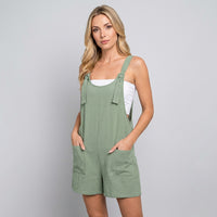 Casual Zomer Playsuit met Zakjes en Losse Pasvorm