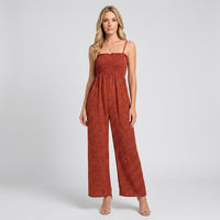 Glitter Strapless Jumpsuit met Wijde Pijpen