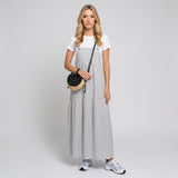 Luchtige Maxi Jurk met Streepprint en Losse Pasvorm