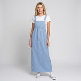 Luchtige Maxi Jurk met Streepprint en Losse Pasvorm