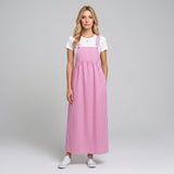 Luchtige Maxi Jurk met Streepprint en Losse Pasvorm