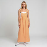 Luchtige Maxi Jurk met Streepprint en Losse Pasvorm