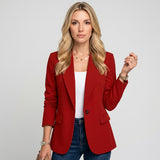 Elegante Blazer met Moderne Pasvorm voor Stijlvolle Look