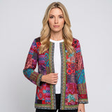 Bohemian Patchwork Jas met Kleurrijk Design