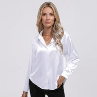Elegante Blouse met V-hals en Soepele Pasvorm