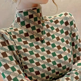 Capri | Trendy Coltrui met Geometrisch Motief