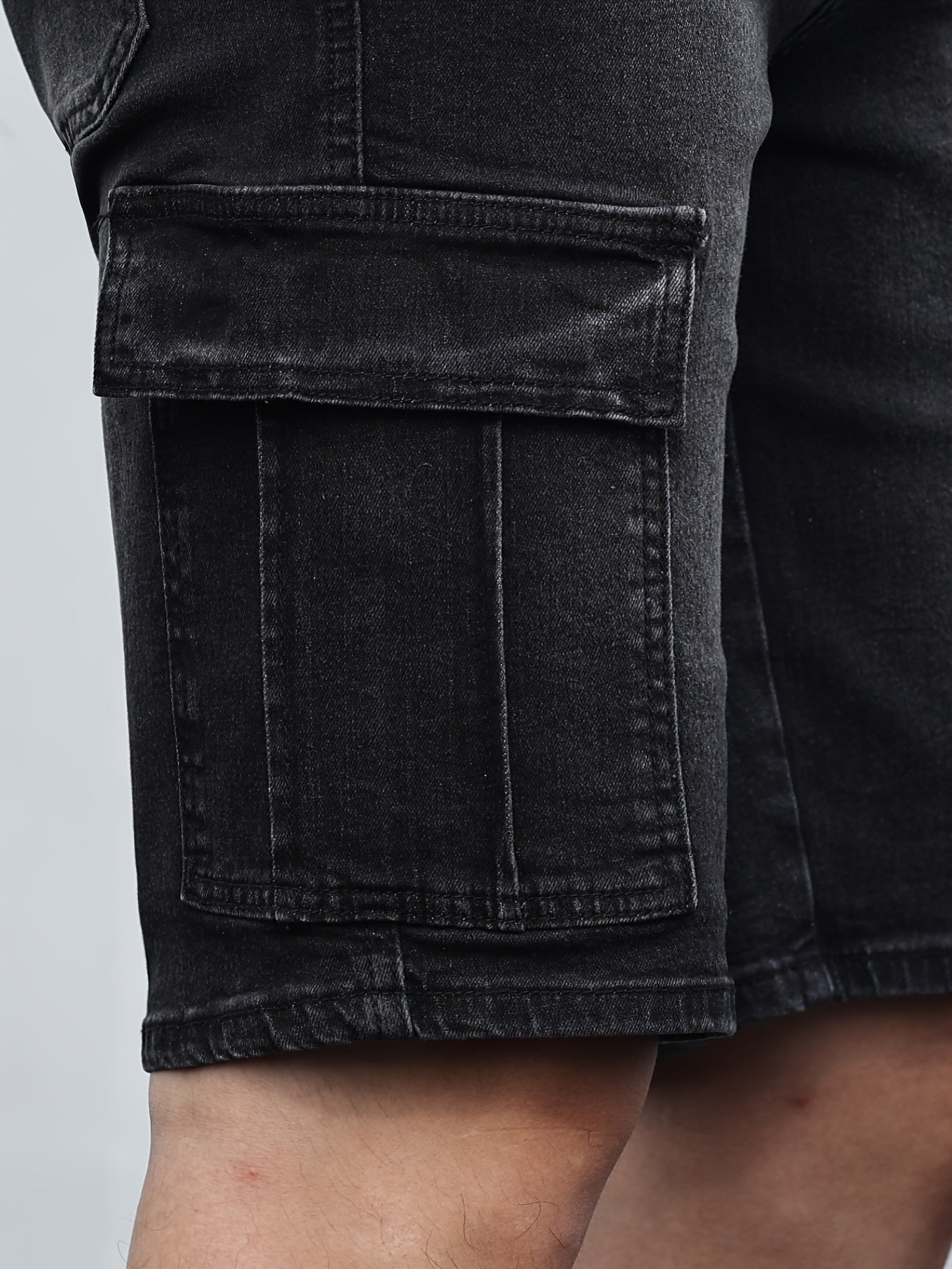 Giel™ Heren Denim Cargo Shorts