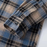 Heren Geruit Overshirt met Knoopsluiting