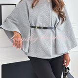 Gemma™ Elegante Cape-Stijl Top voor Dames