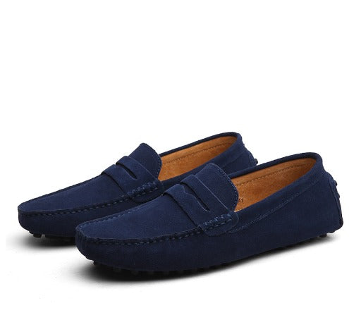 Leonardo | Suède Slippers - Italiaanse Stijl