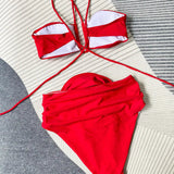 ROBINE | Bikini Met Halternek En Bloemdetail