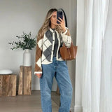 Geblokte™ Gebreide Cardigan | Trendy en Comfortabel | Relaxte Pasvorm