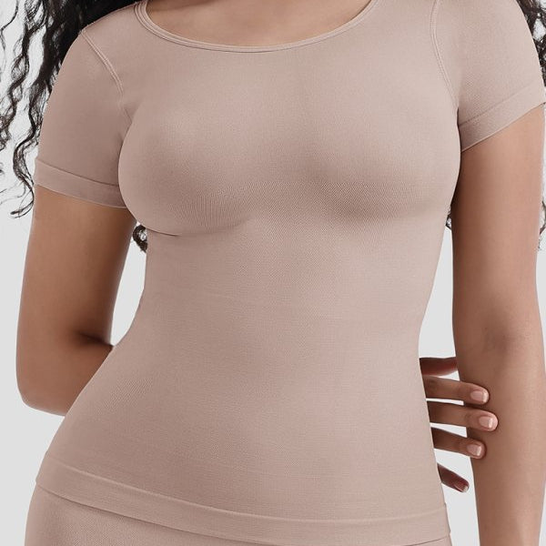 Selina | Naadloos Shaping T-Shirt met korte mouwen