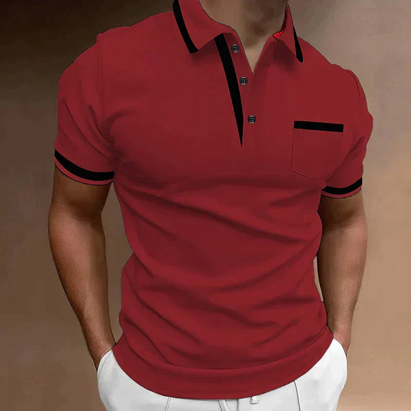 Elegante heren polo shirt voor elke gelegenheid