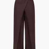 Elena | Elegante Hoge Taille Broek met Wikkeldetail