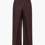 Elena | Elegante Hoge Taille Broek met Wikkeldetail