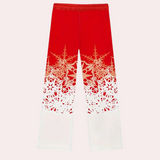 Jolien™ Heren Broek met Sneeuwvlokprint