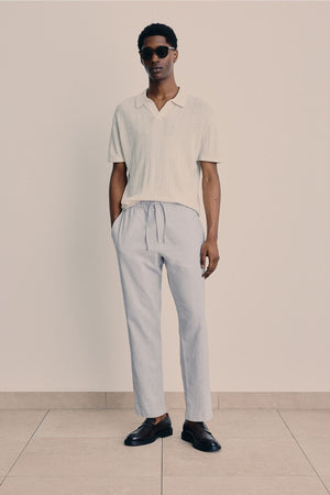 Heren-Casualbroek met Koord – Minimalistische Look in Meerdere Kleuren