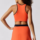 Nova | Oranje Racerback Sport-BH met Contrastdetail
