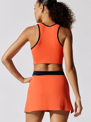 Nova | Oranje Racerback Sport-BH met Contrastdetail