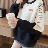Evelien™ Modieuze Colorblock Sweater voor Dames