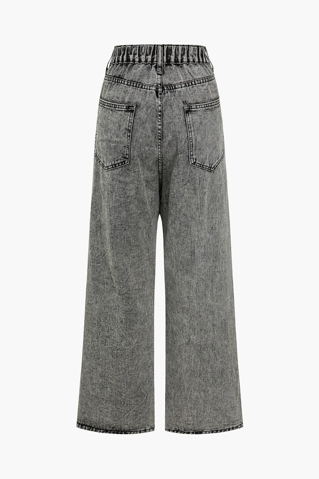 Lara | Broeken met wijde pijpen en asymmetrische details