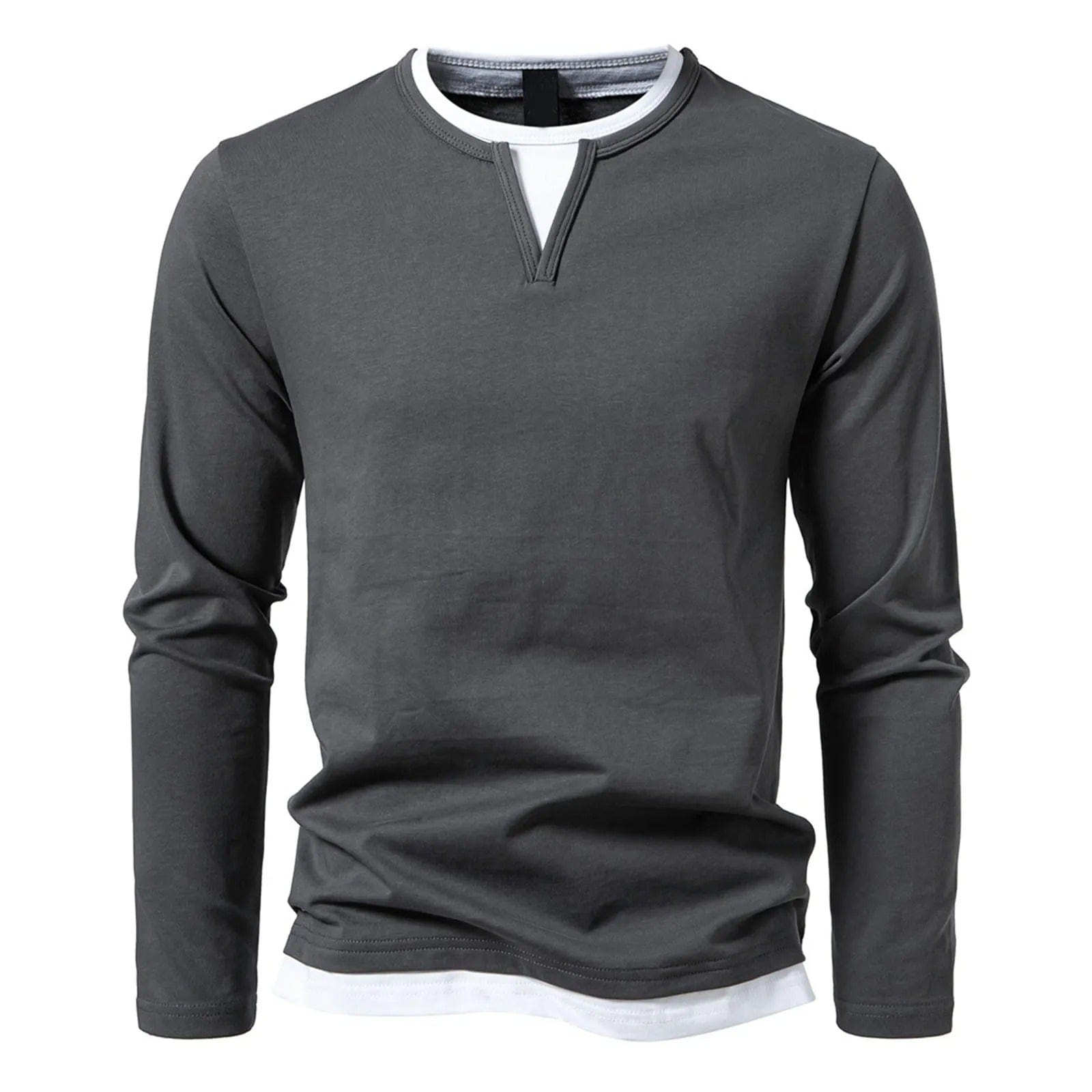 Coen™  Casual Heren Longsleeve met V-Hals