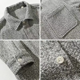 Heren Overshirt met Structuur en Knoopsluiting