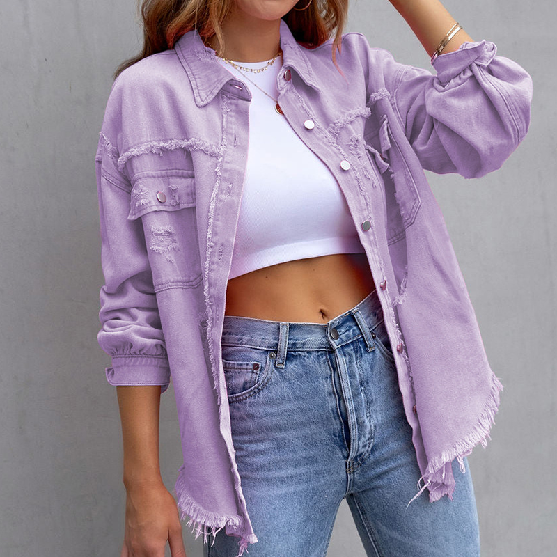 Isaura™ Dames Oversized Spijkerjack