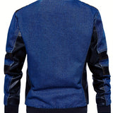 Michel™ Heren Denim Bikerjack