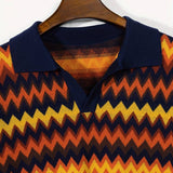 Retro-Trui met Zigzagpatroon