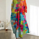 Margot™ Kleurrijke Boho Maxi Jurk