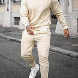 Heren Joggingpak - Tijdloos Design - Hoogwaardige Materialen - Casual en Sportief