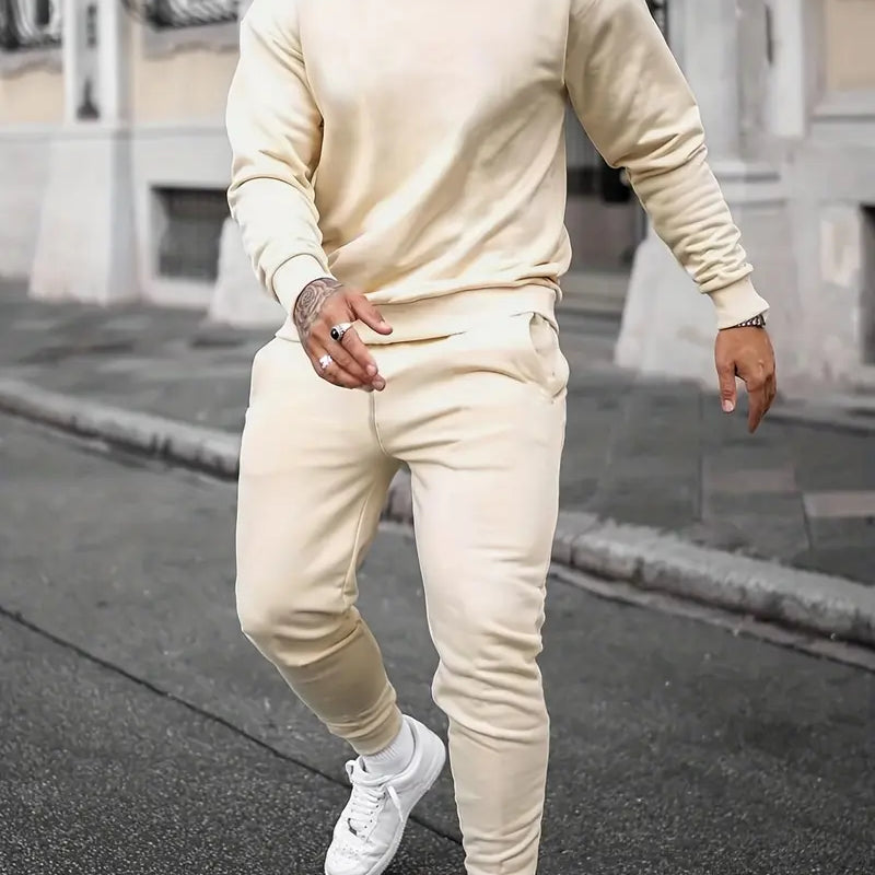 Heren Joggingpak - Tijdloos Design - Hoogwaardige Materialen - Casual en Sportief