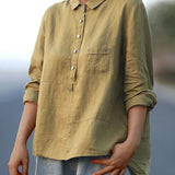 Keira™ Casual Linnen Blouse voor Dames