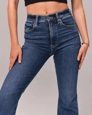 High™ Waist Flared Jeans | Katoen & Elasthaan | Trendy en Comfortabel