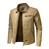 Ralf™ Heren Casual Jas met Stijlvolle Kraag