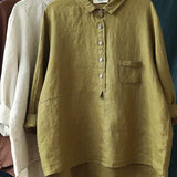 Keira™ Casual Linnen Blouse voor Dames