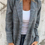 Elegante™ Geruite Blazer voor Dames