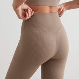 Noa | Naadloze Geribbelde Leggings