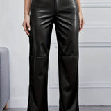 Kunstleren™ Broek | Hoge Taille | Stijlvol en Veelzijdig