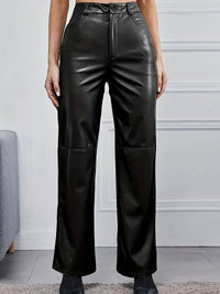 Kunstleren™ Broek | Hoge Taille | Stijlvol en Veelzijdig
