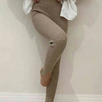 Clara | Geribbelde Mid-Waist-Leggings – Comfort en Stijl voor Elke Dag