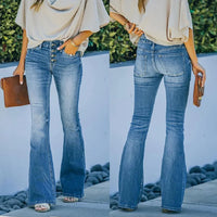 Vintage Flare Jeans | Comfortabele High-Waist Jeans met Perfecte Pasvorm